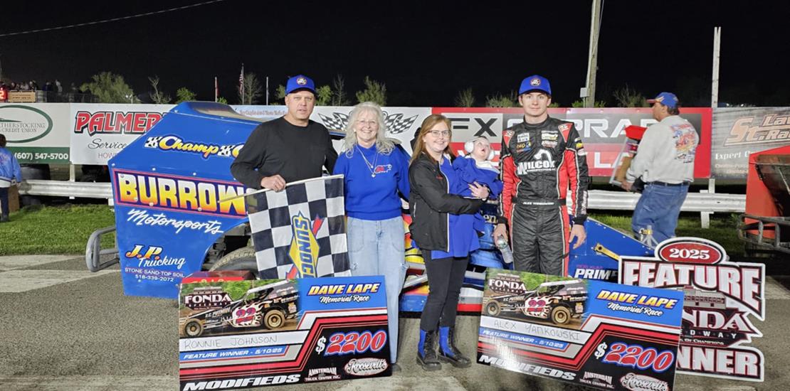 JOHNSON AND YANKOWSKI TAKE WINS ON DAVE LAPE NIGHT...