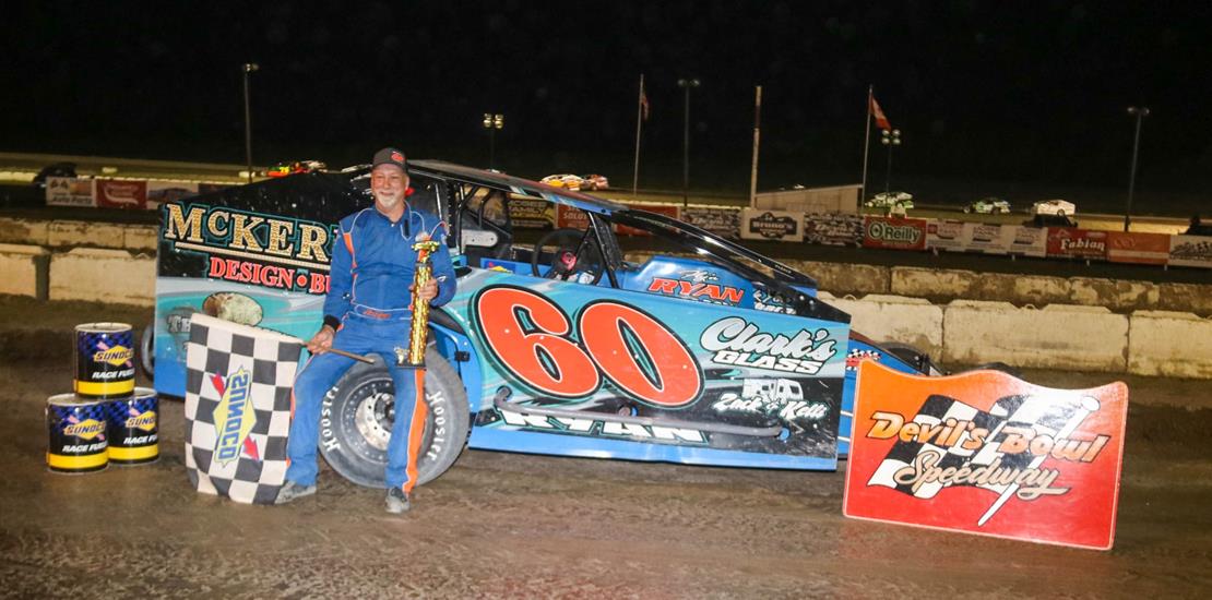 Jimmy Ryan Back On Top at Devil’s Bowl Speedway; T...