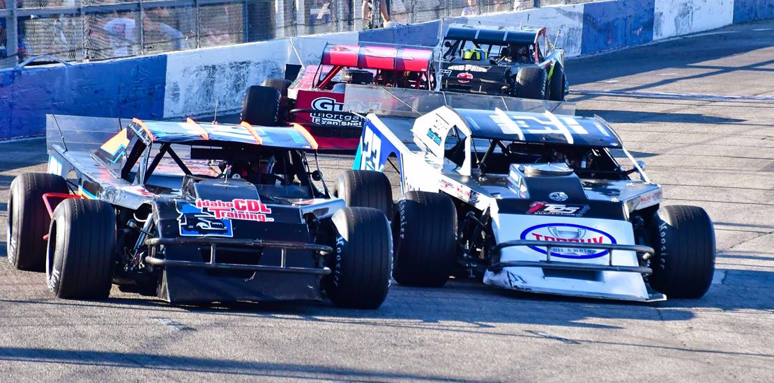 Latham Sweeps NASCAR Modified Double