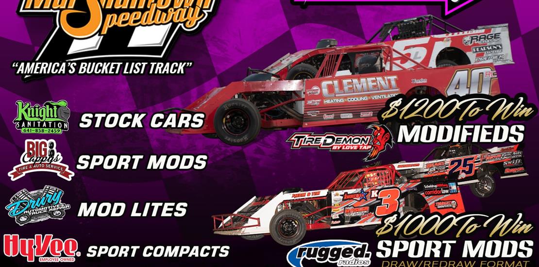 June 6 Capital Signs Twin Dirty 30's for Modifieds...