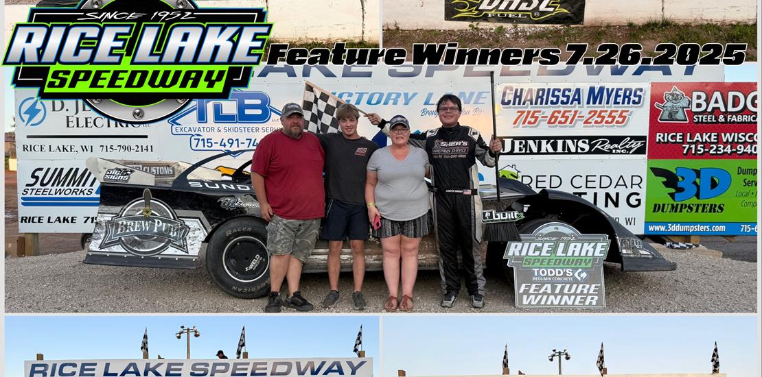 Cooper Sundby Wins First Late Model Feature at Ric...