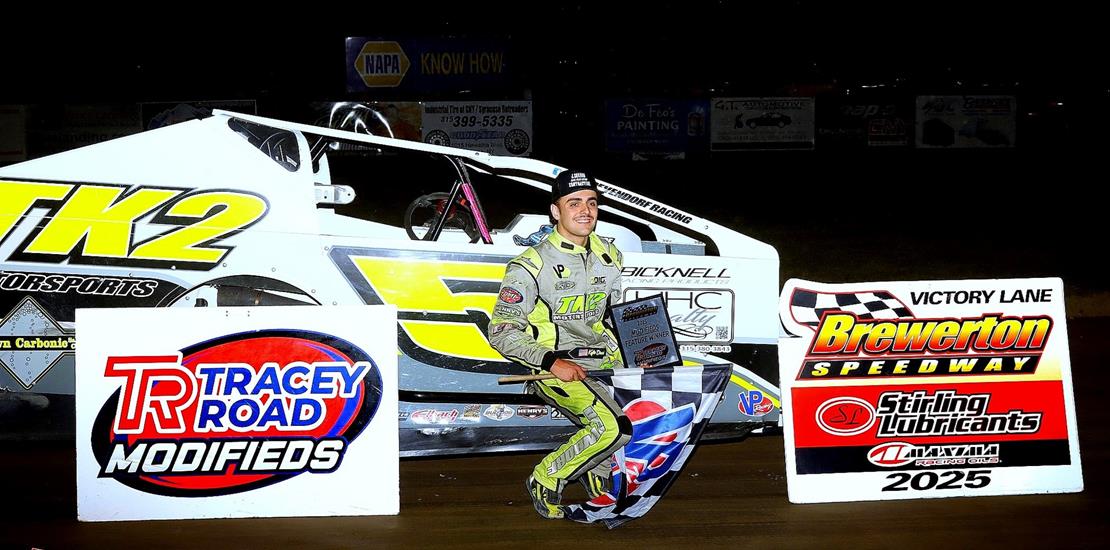 Kyle Devendorf Wins First Ever Brewerton Speedway...