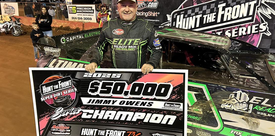 Owens Crowned Hunt the Front Super Dirt Series Cha...