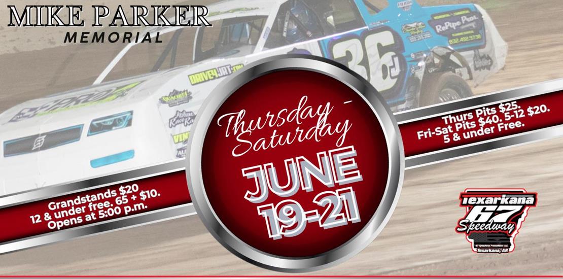 11th Annual Mike Parker Memorial rescheduled for J...
