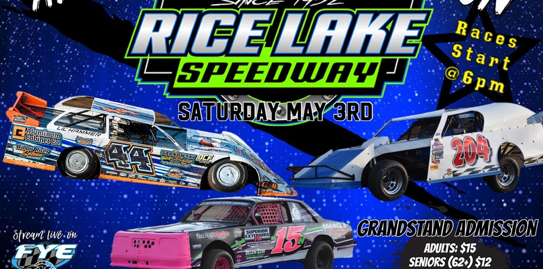 USRA Late Models at Rice Lake Speedway May 3rd