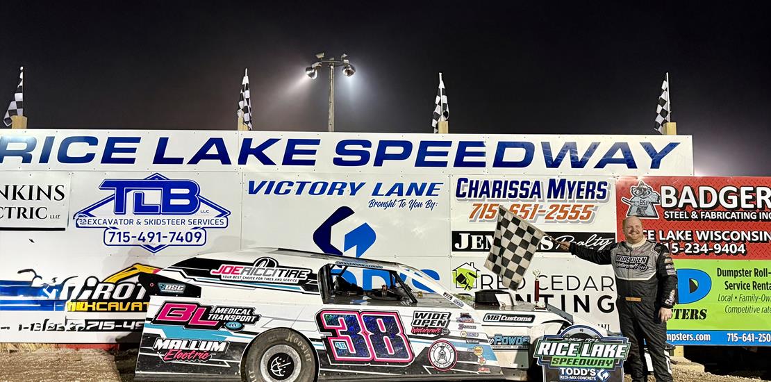 Simon Wahlstrom Wins First Rice Lake Speedway Modi...
