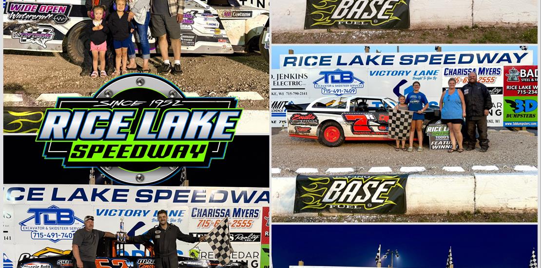 Parker Anderson DRC Winner at Rice Lake Speedway