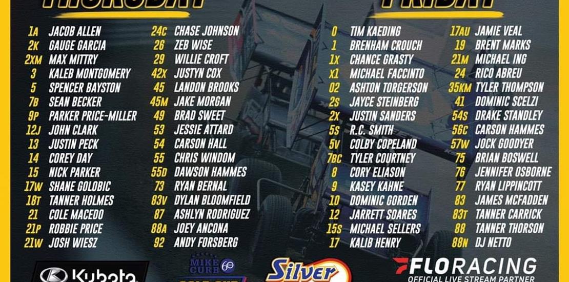 Prelim rosters Set for Gold Cup 70