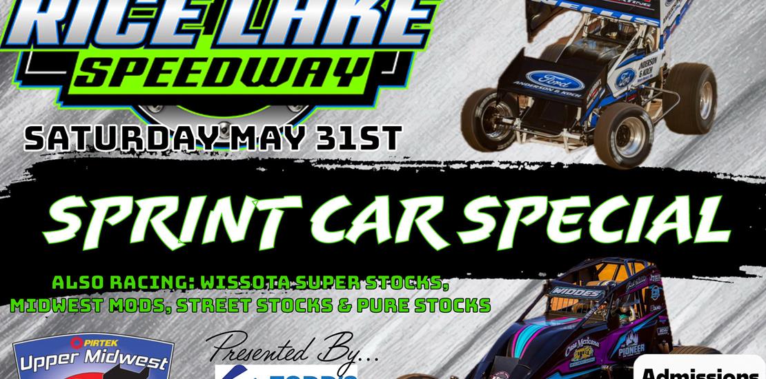 Sprint Car Special Up Next At Rice Lake Speedway