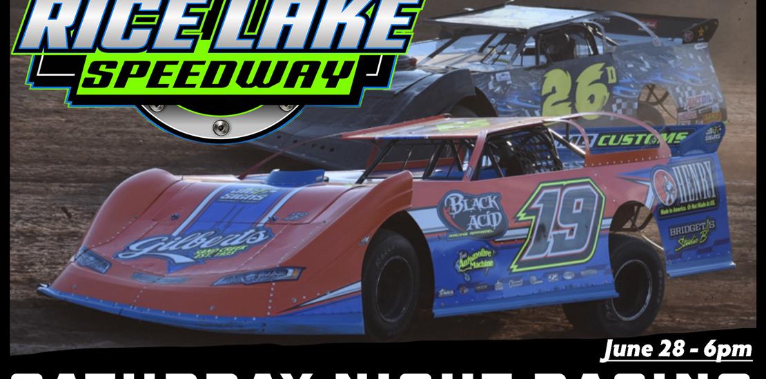 Join us Saturday June 28th for 5 Classes of Racing...