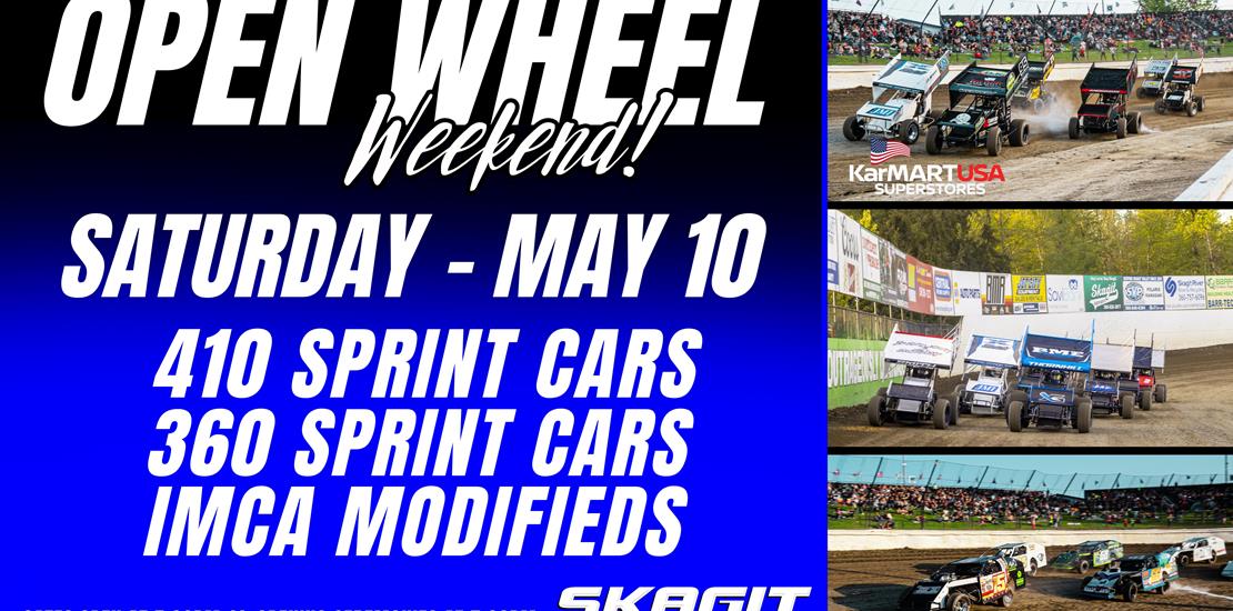 OPEN WHEEL SHOWDOWN AT SKAGIT SPEEDWAY: SATURDAY,...