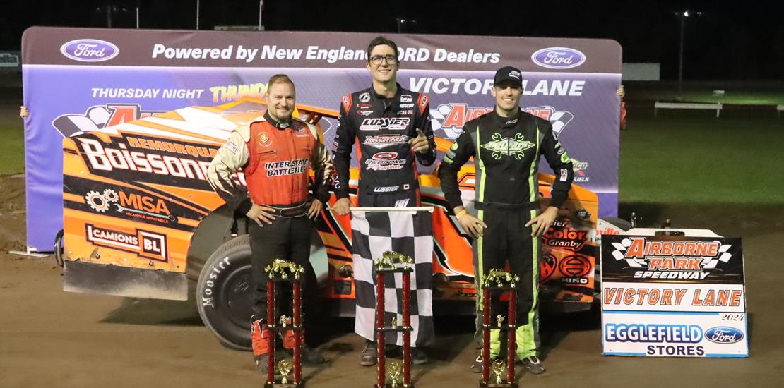 Lussier locks-in to Vermont 200 with 50-lap win