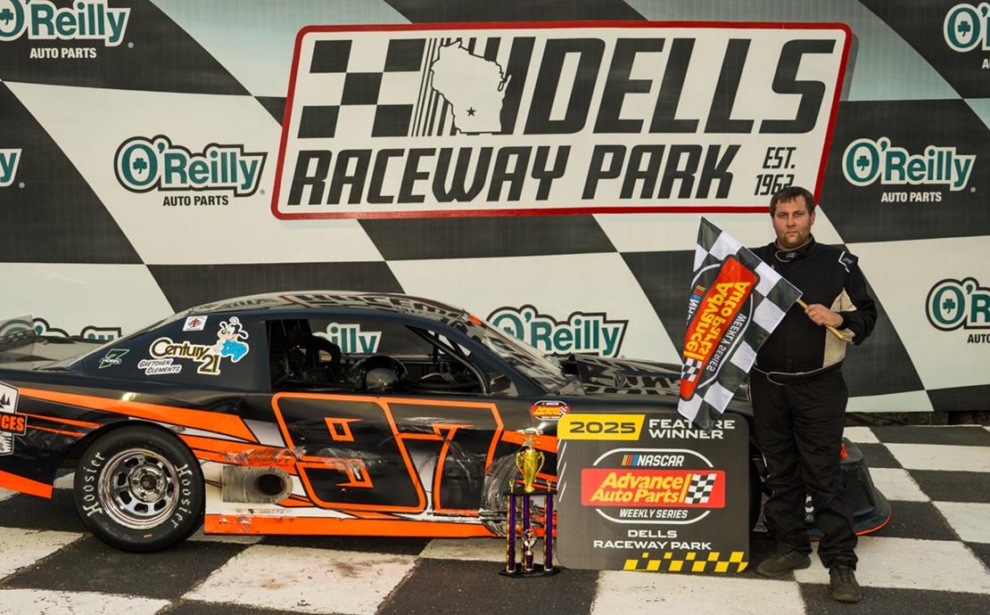 WEBER COLLECTS NASCAR REGIONAL SPORTSMAN WIN AT DR...