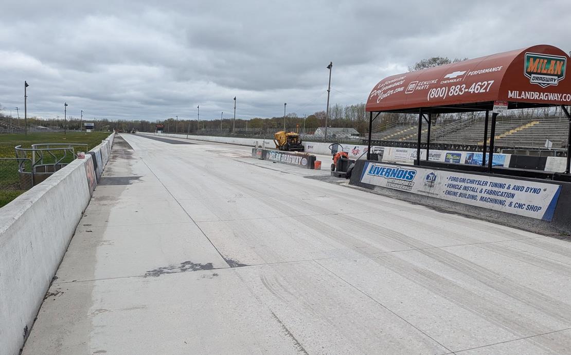 Major Improvements Take Place at Milan Dragway