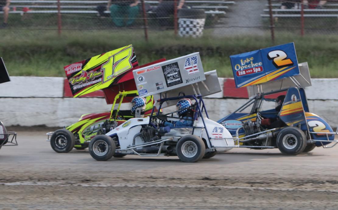 Ryan Green and Jake Wolf winners in the R.E. Hinkl...