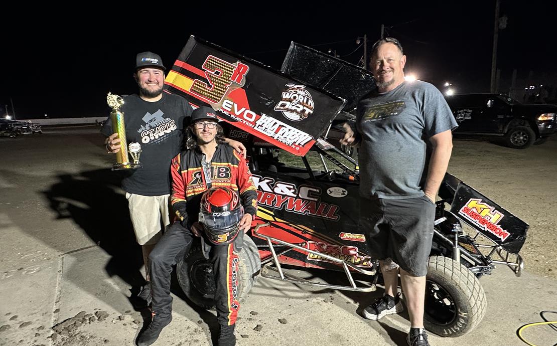 Hunter Rhoades Runs to Double Feature Wins with NO...