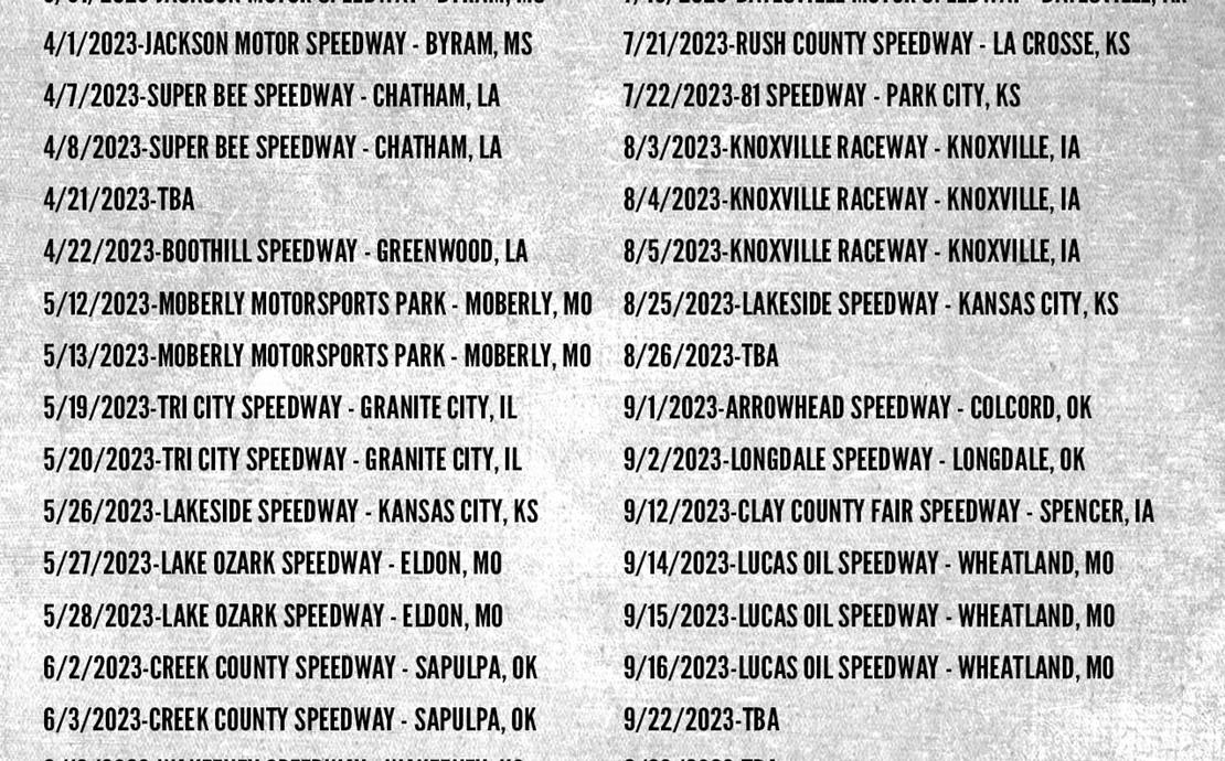 Lucas Oil American Sprint Car Series Sets 48 Dates...
