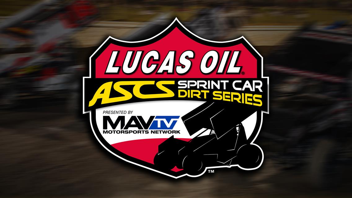 Lucas Oil American Sprint Car Series At Volunteer Speedway Rescheduled To August 22