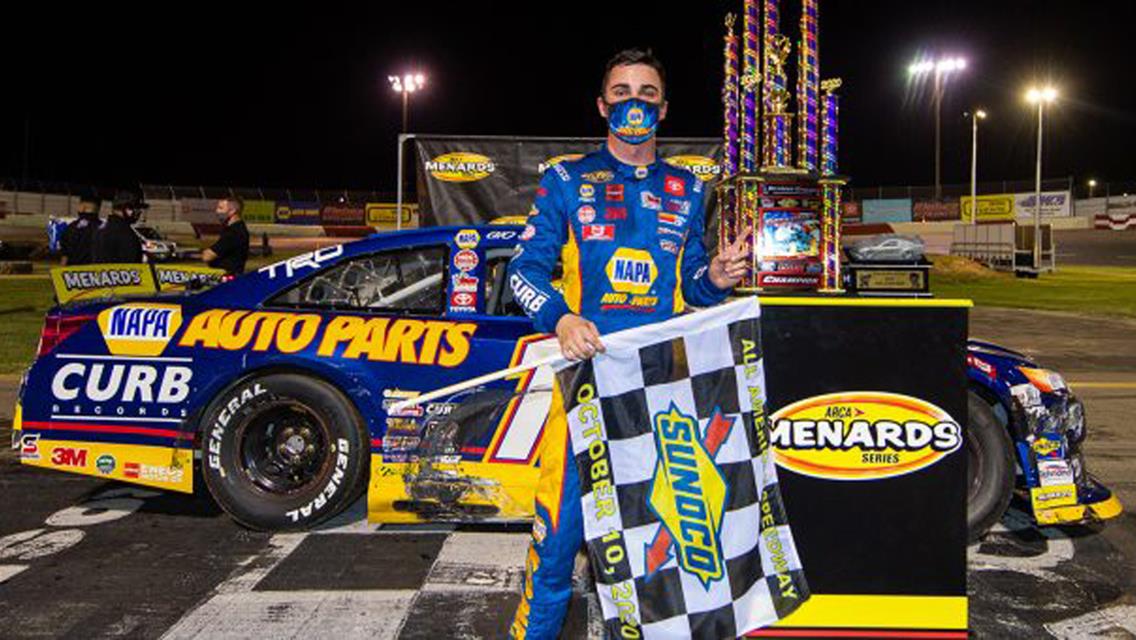 Gio Scelzi Earns First ARCA Menards Win