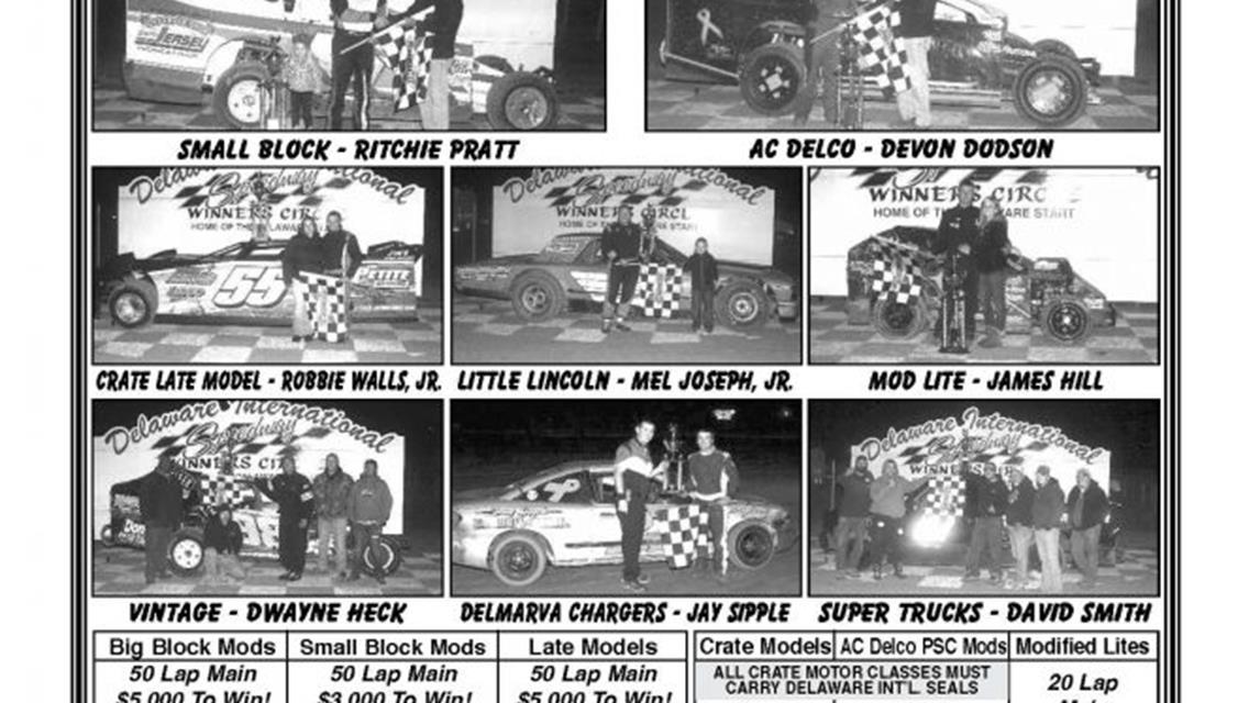 DELAWARE STATE DIRT TRACK CHAMPIONSHIPS OCTOBER 21 &amp; 22ND