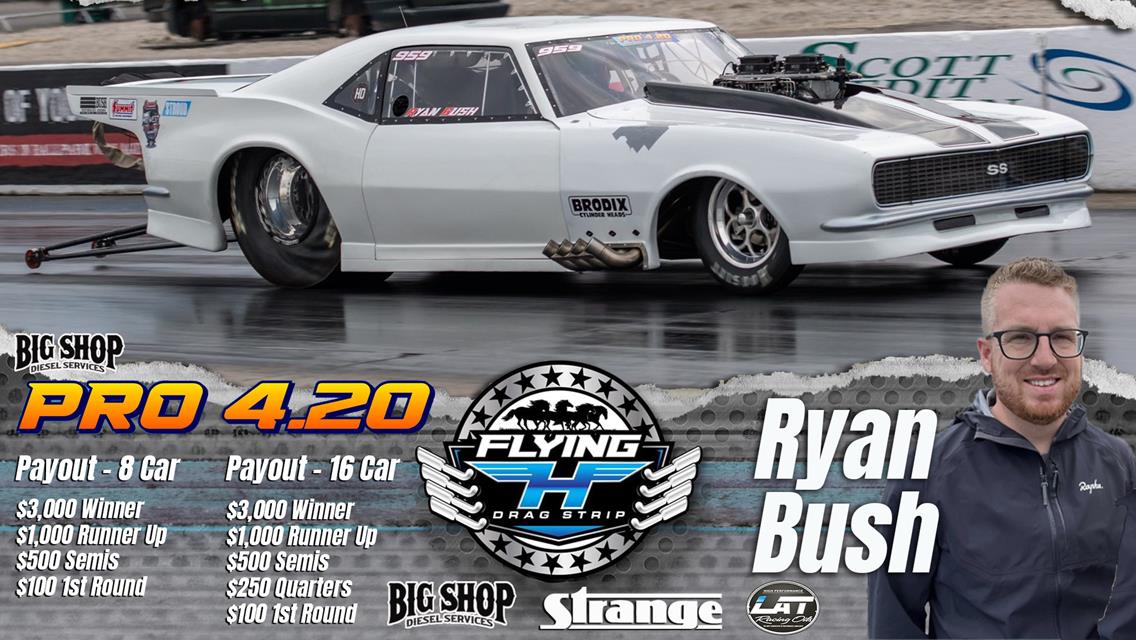 Ryan Bush and his nitrous 1st Gen Camaro coming for the Pro 4.20 Win at Smack Down 2024!