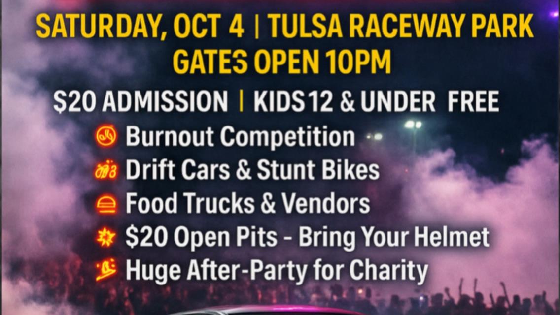 The Next SIX Weeks at Tulsa Raceway Park will be HUGE!!