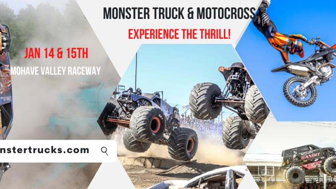 2Xtreme Monster Trucks is Coming to Mohave Valley Raceway!
