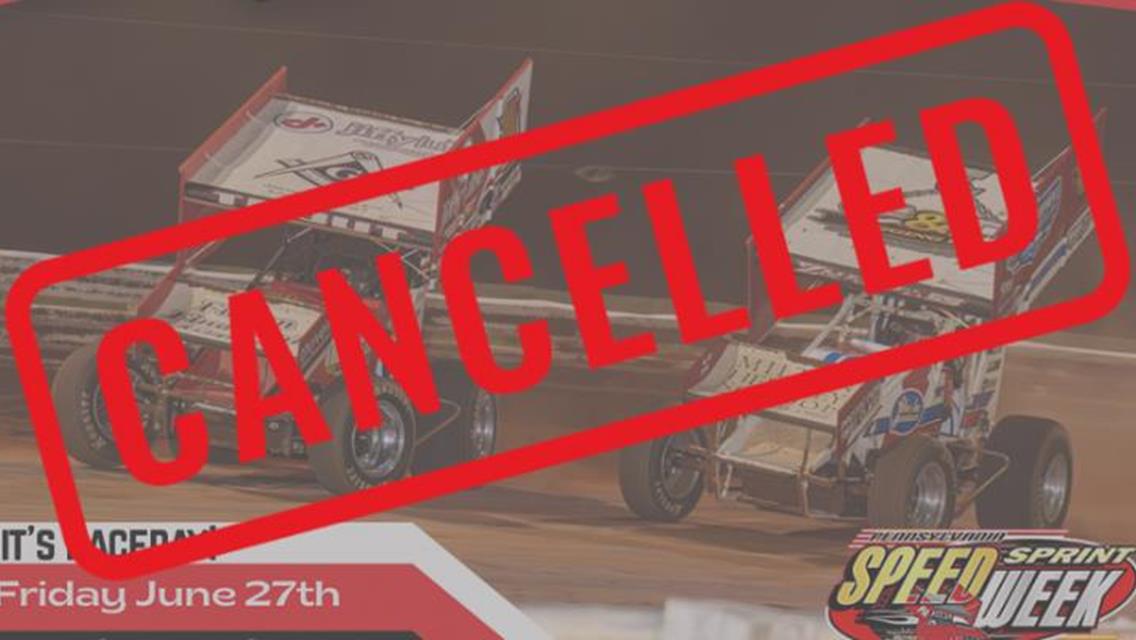 Mist Kills Williams Grove Speedweek Opener Friday