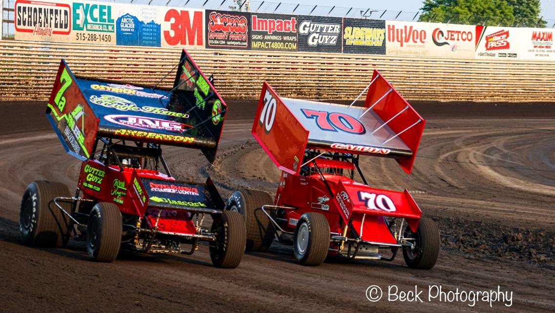 Night #8 at Knoxville Raceway with a 50 Car Field in the 360 Division