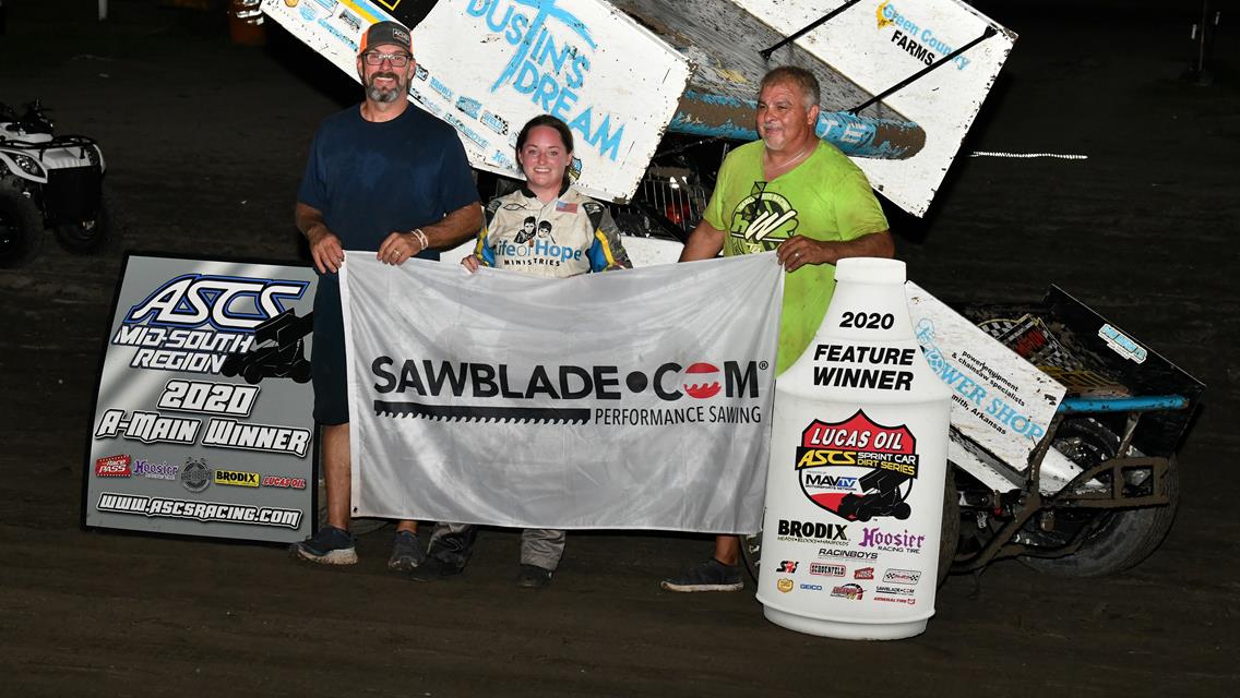 Harli White Ends Historic Weekend With Pair Of ASCS Podiums