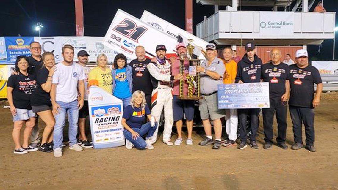 Brian Brown Victorious in Missouri State Fair POWRi 410 Outlaw Finale