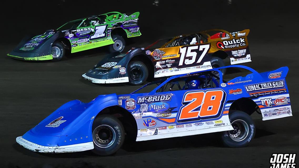Fairbury Speedway (Fairbury, IL) – World of Outlaws Real American Beer Late Model Series – Prairie Dirt Classic – July 25th-26th, 2025. (Josh James Artwork)