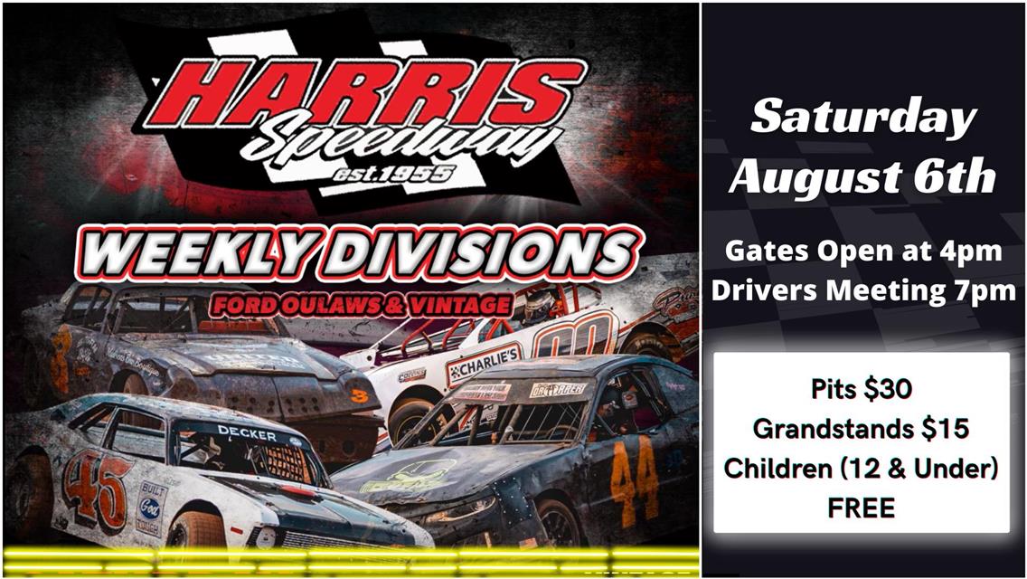 Saturday Night Racing ft. Southern Vintage, Ford Outlaws and Weekly Divisions