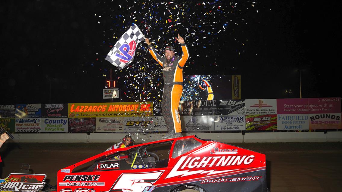 Chris Hile Captures First Super DIRTcar Series win at Albany-Saratoga