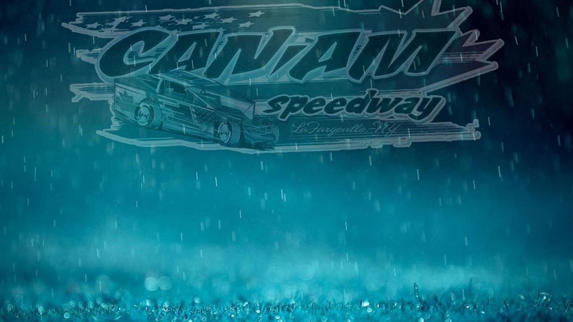 April 30th Events At Can-Am Speedway Are Cancelled Due To Rain