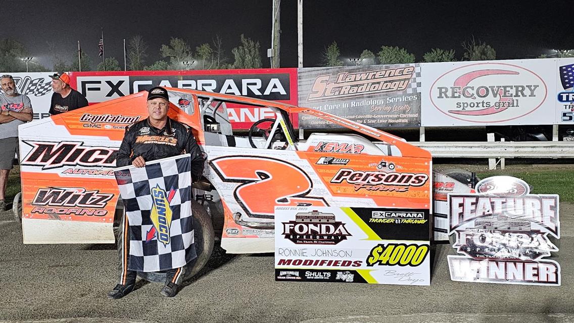 JOHNSON, EDWARDS, &amp; JOSLIN WIN THUNDER ON THE THRUWAY EVENTS AT FONDA