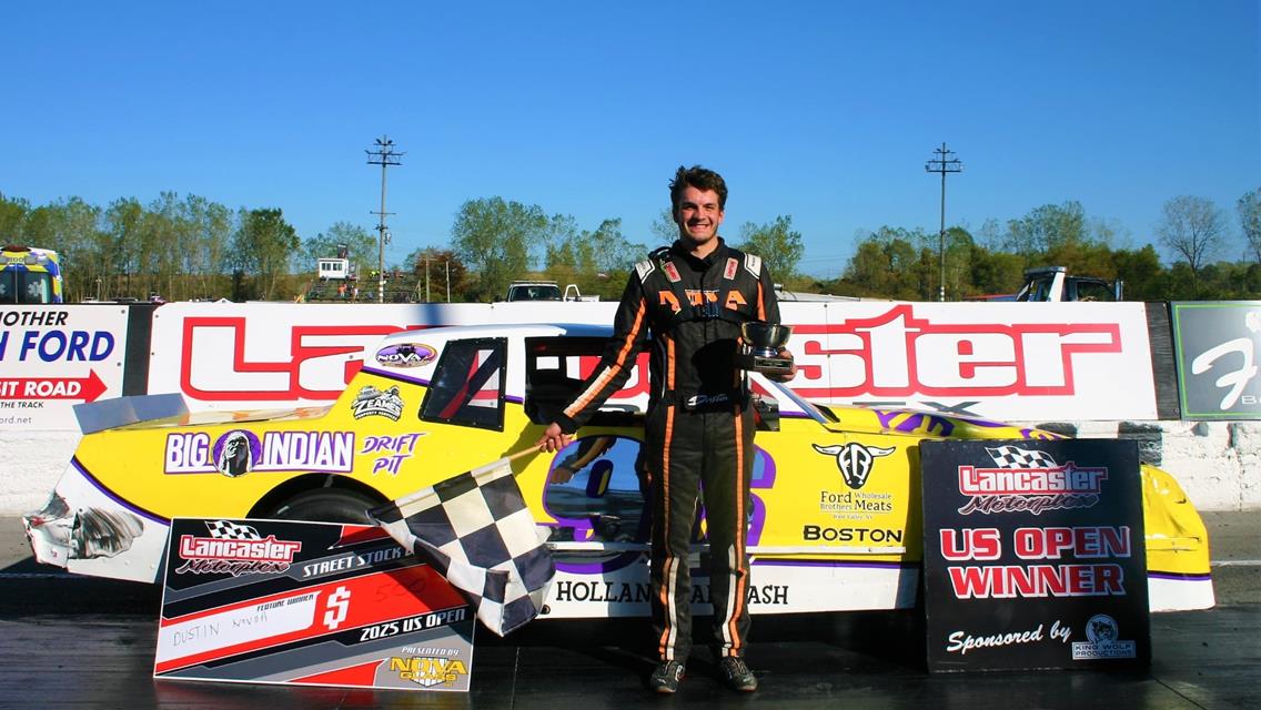 Jankowiak Captures 37th U.S. Open at Lancaster; Wylie, Nova, and Bulger Score Sunday Wins