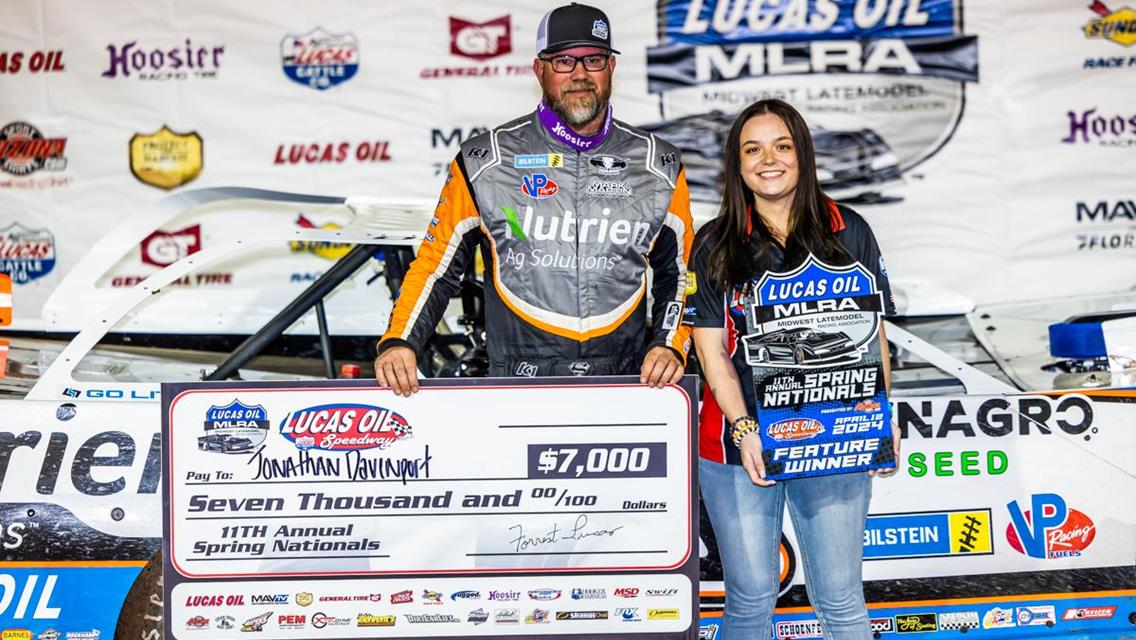 Davenport Continues Wheatland Dominance--Wins MLRA Spring Nationals Opener