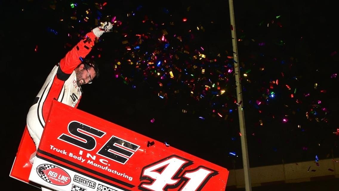 Dominic Scelzi Sweeps Night at Thunderbowl to Boost Season Win Total to 15 Triumphs