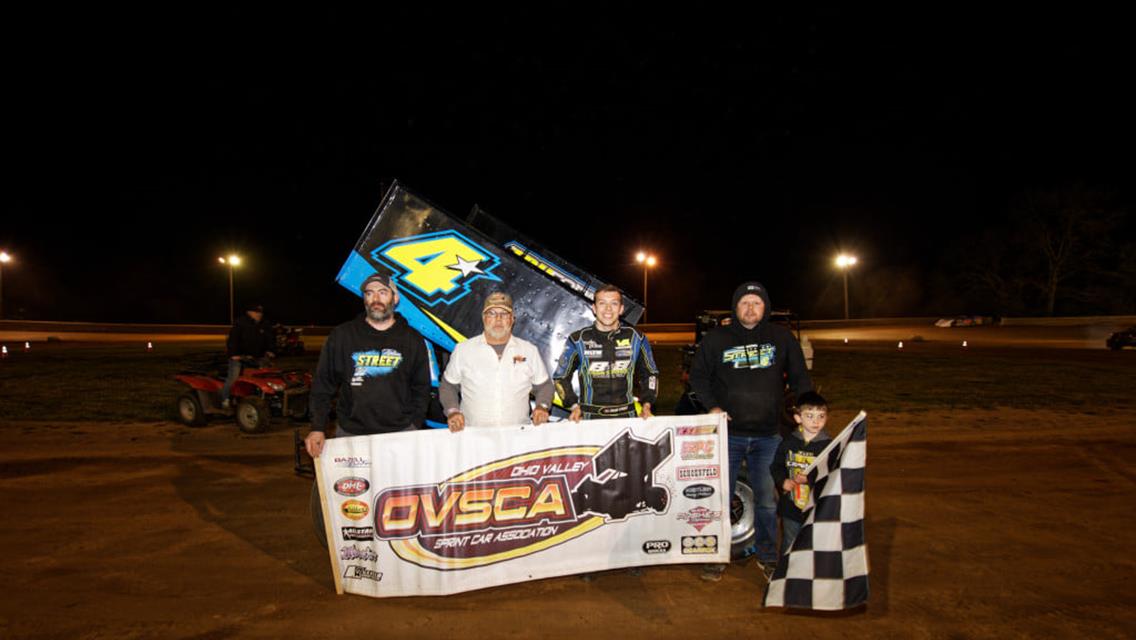 Tyler Street Claims OVSCA Sprint Car &#39;Vapors in the Valley&#39; at Ohio Valley Speedway