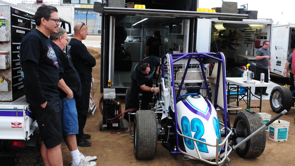 Chris Getting The Sponsors Logos Applied