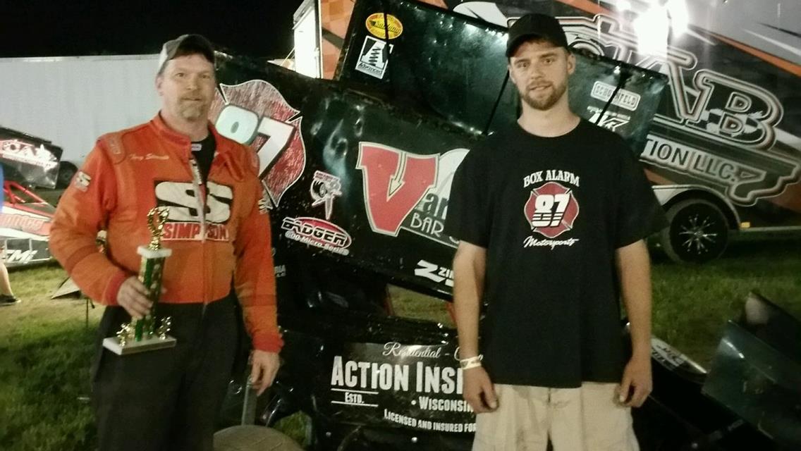 “Strauss tops Plymouth POWRi/ Badger Micro event”