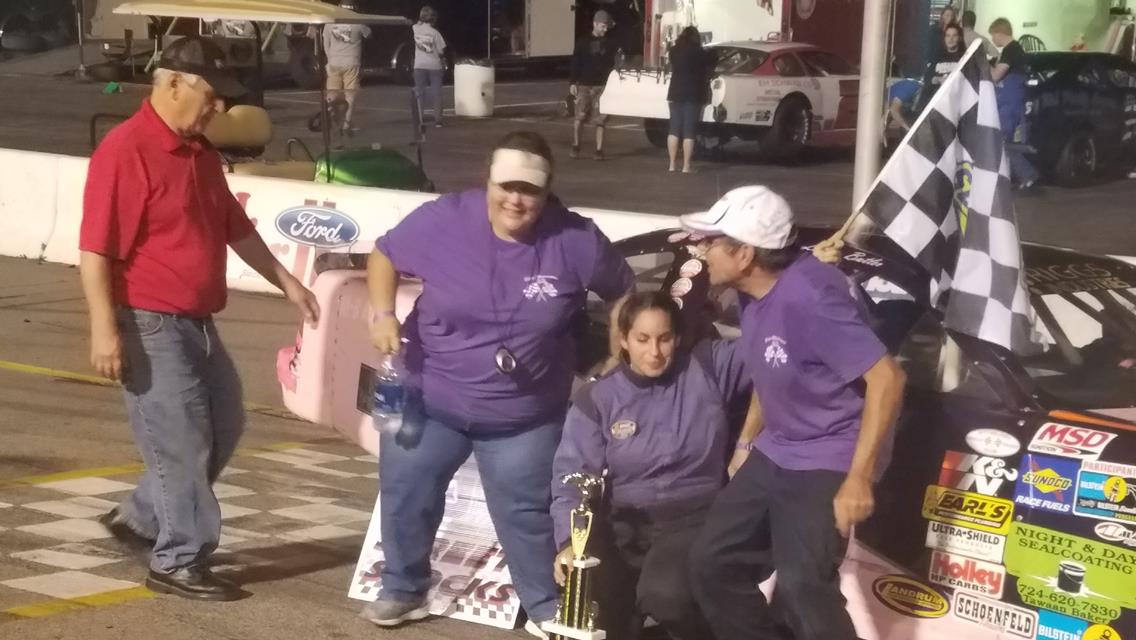 Lauren Butler Goes Two For Two At Jennerstown Speedway Saturday Night