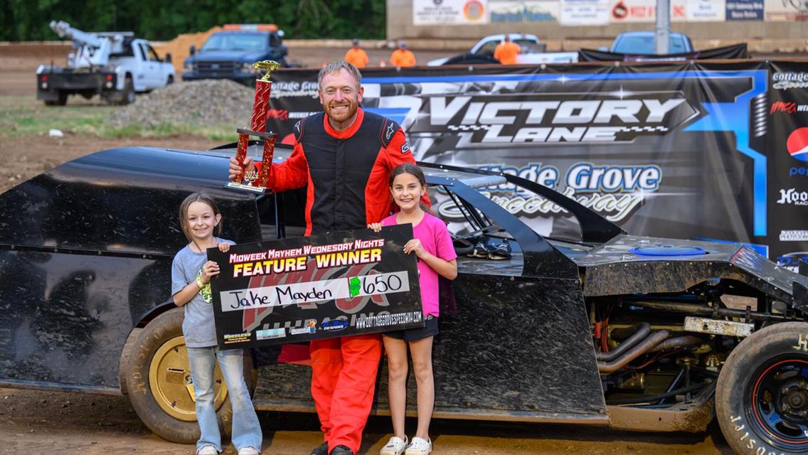 Mayden, Shandy, Kennerly, And Applebee Earn First Wins Of 2024 In Midweek Madness At CGS