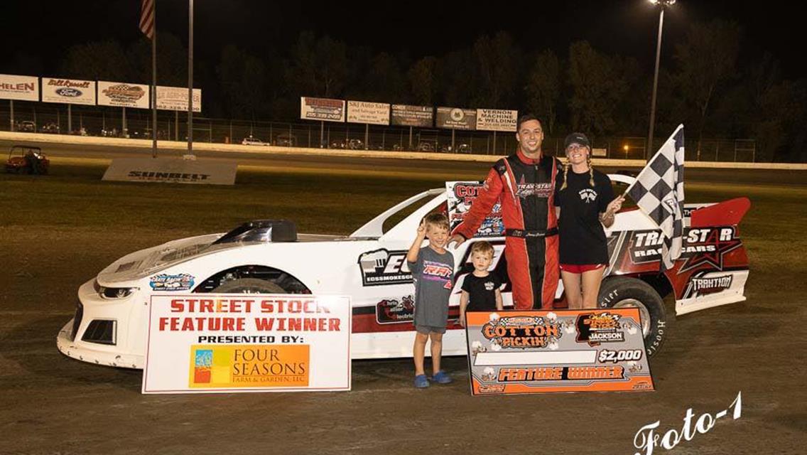 Thrash, Pennington, Boland, and Smith Claim Victories on Night Two of the Cotton Pickin’ at Magnolia