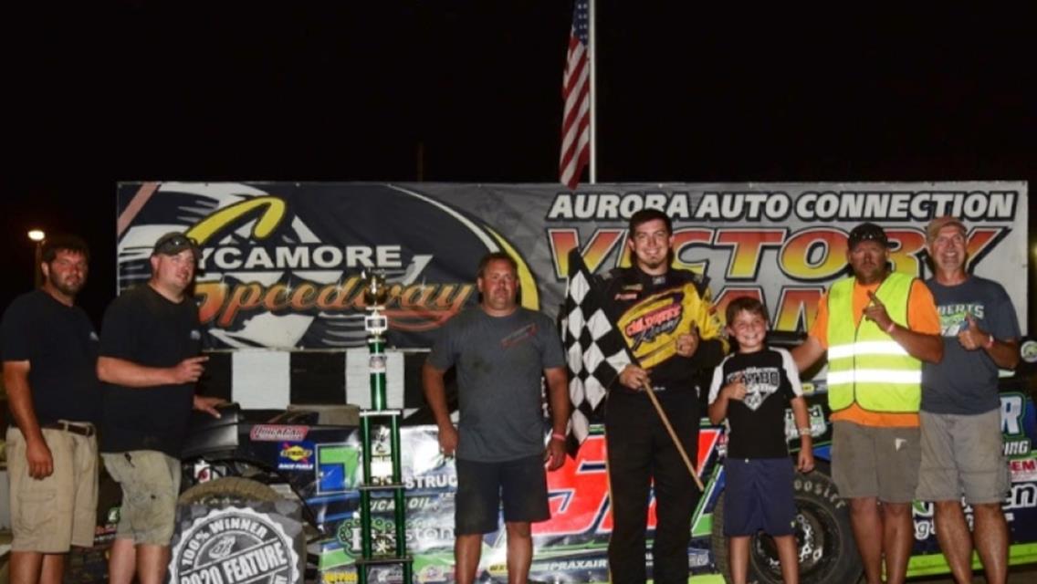 Alberson tops Unzicker for first win of the year at Sycamore Speedway, nets $4,000