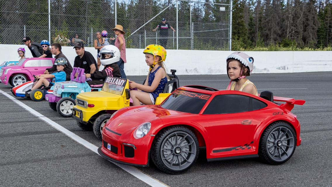 NASCAR &amp; NHRA races featuring Kids Power Wheels Races this weekend!