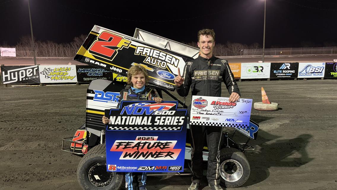 Friesen and Lane Land NOW600 National Wins at Gulf Coast Speedway on Friday!