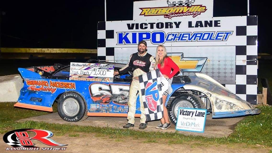Steve Dixon Wins RUSH Late Model Special at Ransomville Speedway