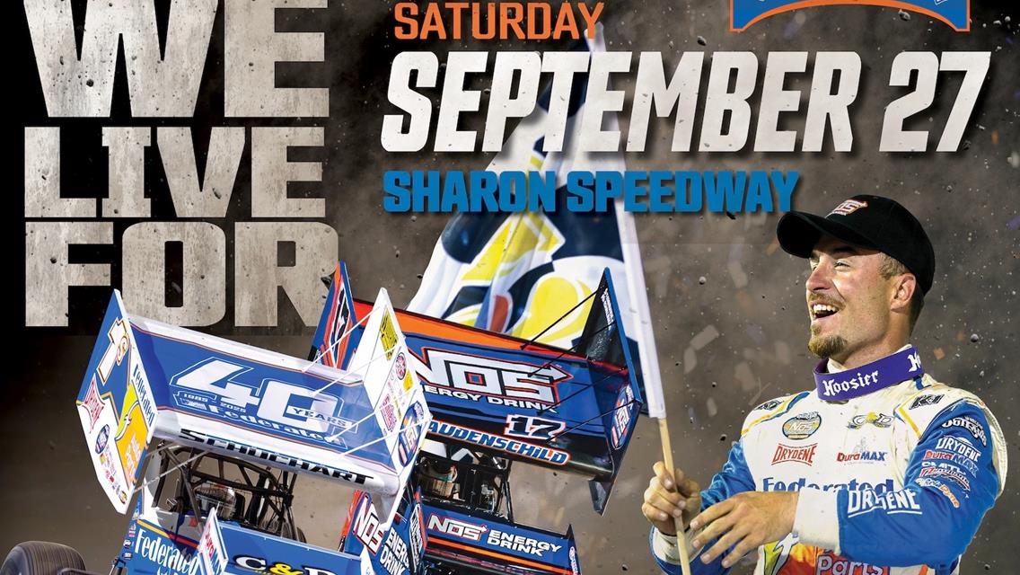 WORLD OF OUTLAWS SPRINT CARS SET FOR REGION&#39;S ONLY APPEARANCE OF 2025 SATURDAY AT SHARON